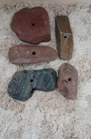 5 Real Stone Climbing Holds Without Fixings
