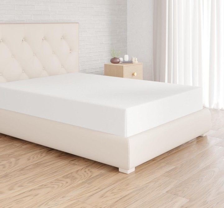 Amazon Basics Soft Microfibre Double Fitted Sheet, Deep Pocket 12 inch (30 cm)