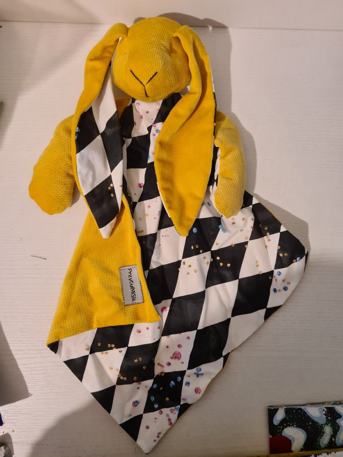 Handmade Bunny Toy Yellow
