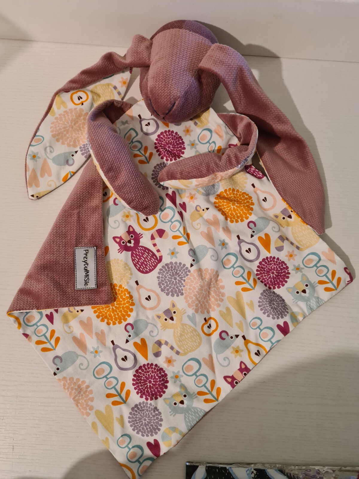 Handmade Toy Bunny Pink