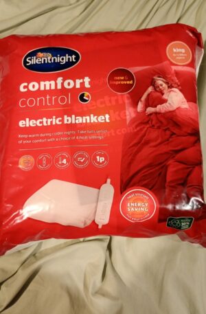 Silentnight 378574EB King Size Comfort Control Electric Blanket - White