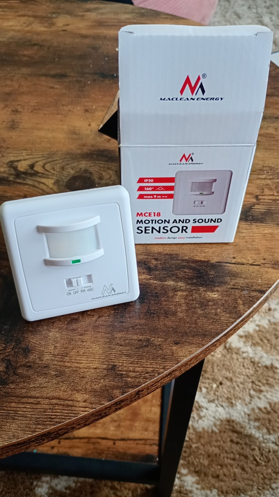 5903292801841 The Motion Sensor and a Sound Wall PIR Mic MCE18 Maclean