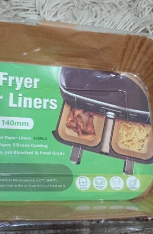 Air Fryer Disposable Paper Liners, 160PCS Parchment Paper Liner,(210mm x 140mm)