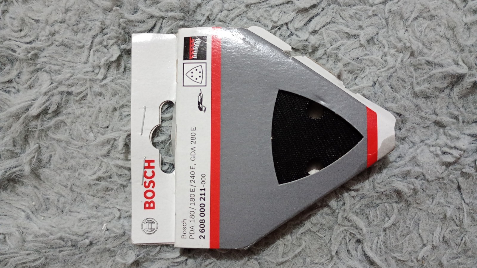 Bosch Delta Sanding Pad Backing Plate for PDA 180 240 E GDA 280 E 2608000211 - Image 3