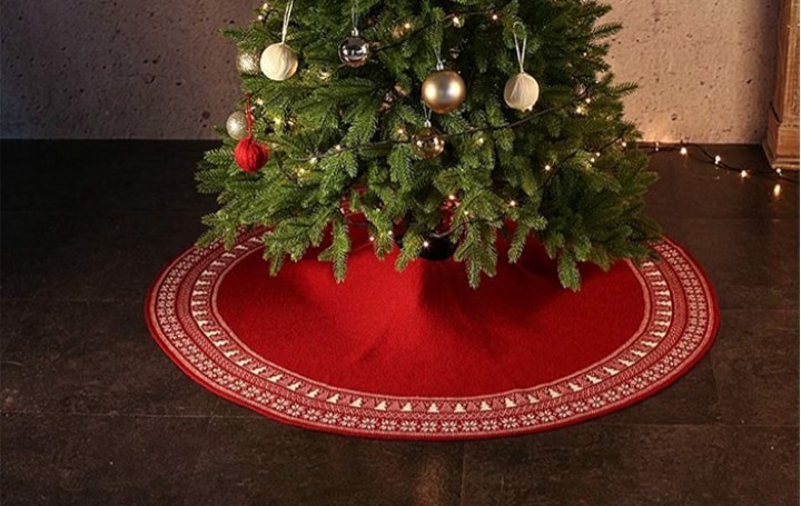 Christmas tree cover Christmas tree stand Christmas decoration Christmas knitted - Image 3