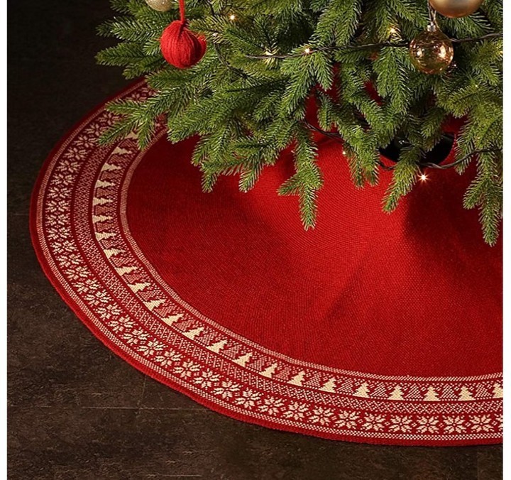 Christmas tree cover Christmas tree stand Christmas decoration Christmas knitted