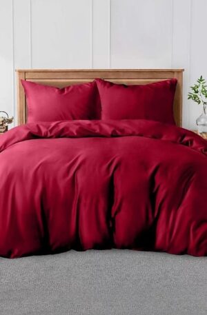 GC GAVENO CAVAILIA Plain Dyed Duvet Cover King Polycotton Solid Bedding Set