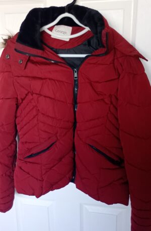 George Women's Dark Red Jacket Size M 12-14
