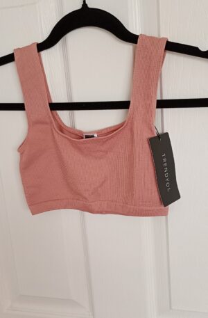 Trendyol Pink Gul Kursu Bra Size XS