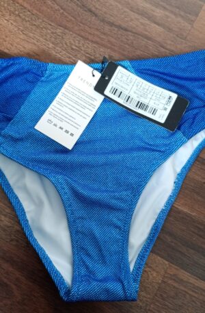 Trendyol Women's High Waist Normal Trotter Bikini bottom swimwear,blue 8