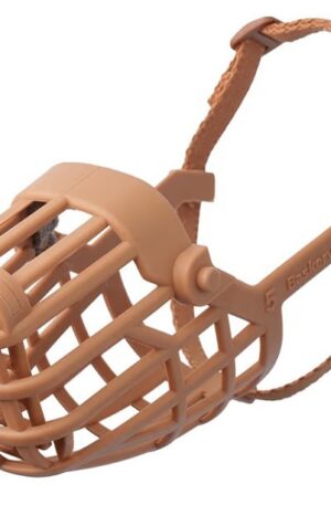 Baskerville Classic Basket Muzzle - Dog can Pant and Drink,  (Size 5)
