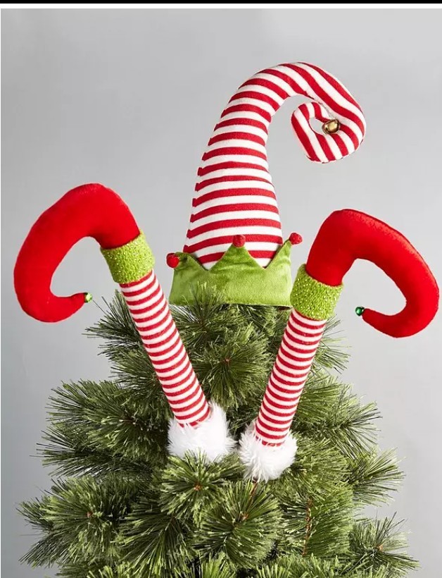Elf Christmas Tree Pick Set – contains 1 Hat and 2 Legs