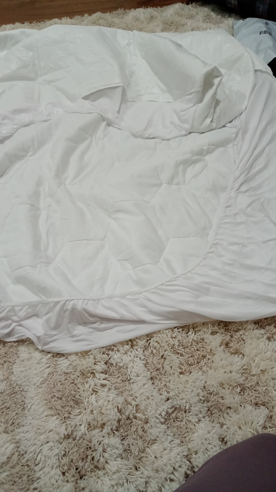 HIGH LIVING Quilted Mattress Protector, (130cmx170cm) - Image 3
