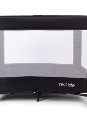 Red Kite Black Sleep Tight Travel Cot, Black