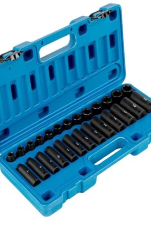 VEVOR Impact Socket Set 3/8 Inches 26 Piece Impact Sockets Set