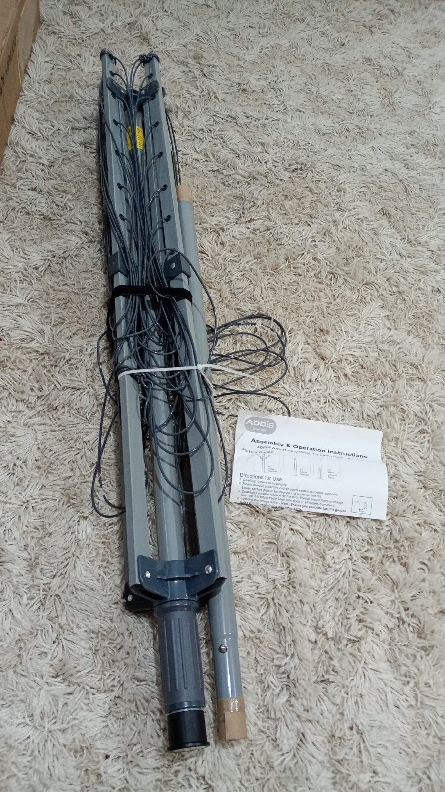 Addis 40m 4 Arm Rotary Outdoor Airer - Image 3