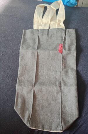 Bonamaison Digitally Printed 50% Cotton - 50% Polyester Wine Bag,Size: 31 x 9 Cm