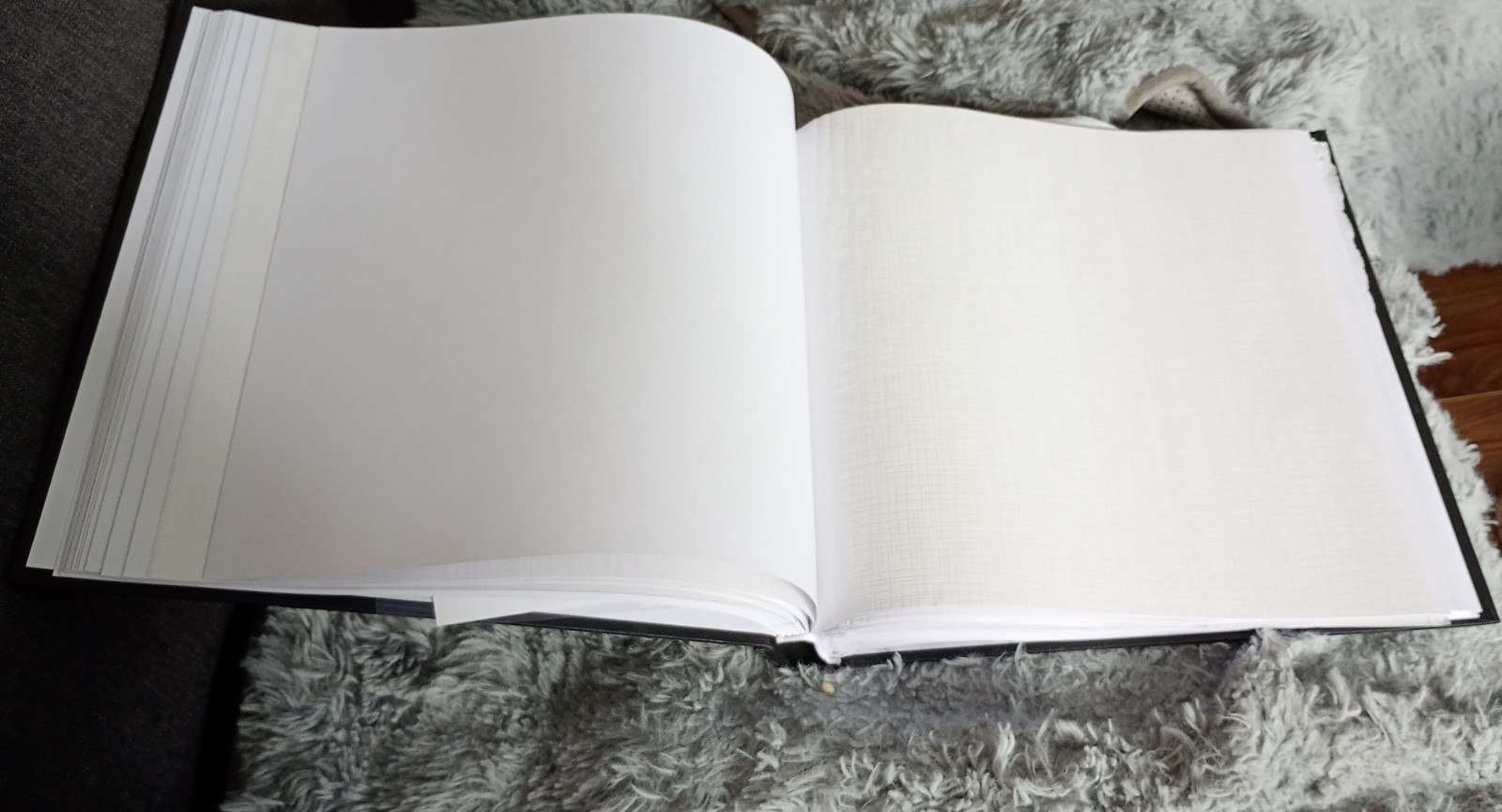 Hama Jumbo Fine Art Album 30x30 Cm, 100 White Pages, Black, Small Defect - Image 3