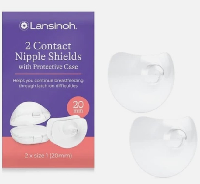 Lansinoh 2 Contact 20mm Nipple Shield New Only Box Damage - Image 3