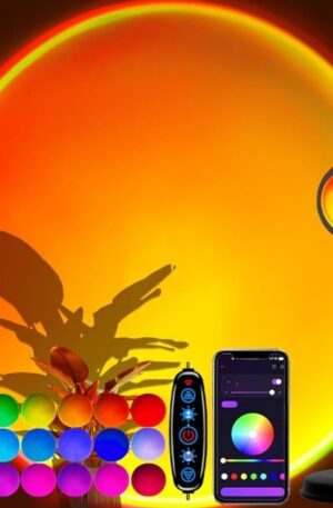 Sunset Lamp Projector with App Control LED
