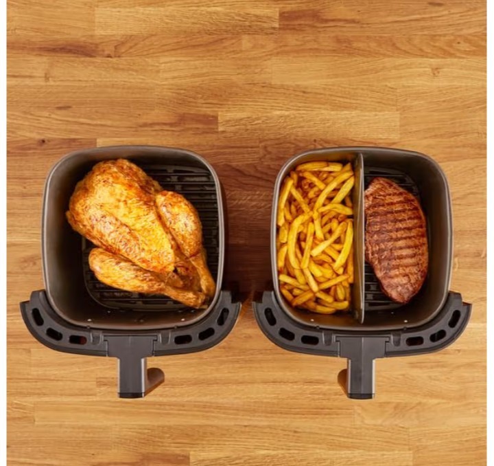 Tefal Easy Fry XXL 2in1 Digital Dual Air Fryer & Grill, 6.5L or 3.25L x2 Drawer - Image 3