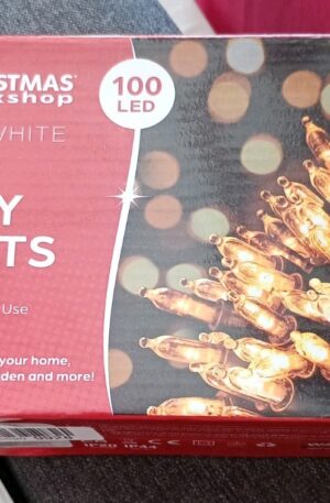 The Christmas Workshop 75220 Shadeless Indoor Clear Fairy Lights - Pack of 100