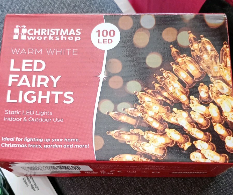 The Christmas Workshop 75220 Shadeless Indoor Clear Fairy Lights - Pack of 100