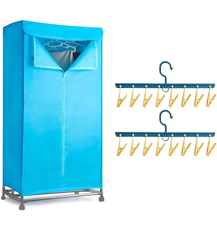 Vivo Technologies 1500W 2-Tier Heated Clothes Airer Dryer 20KG Capacity Foldable