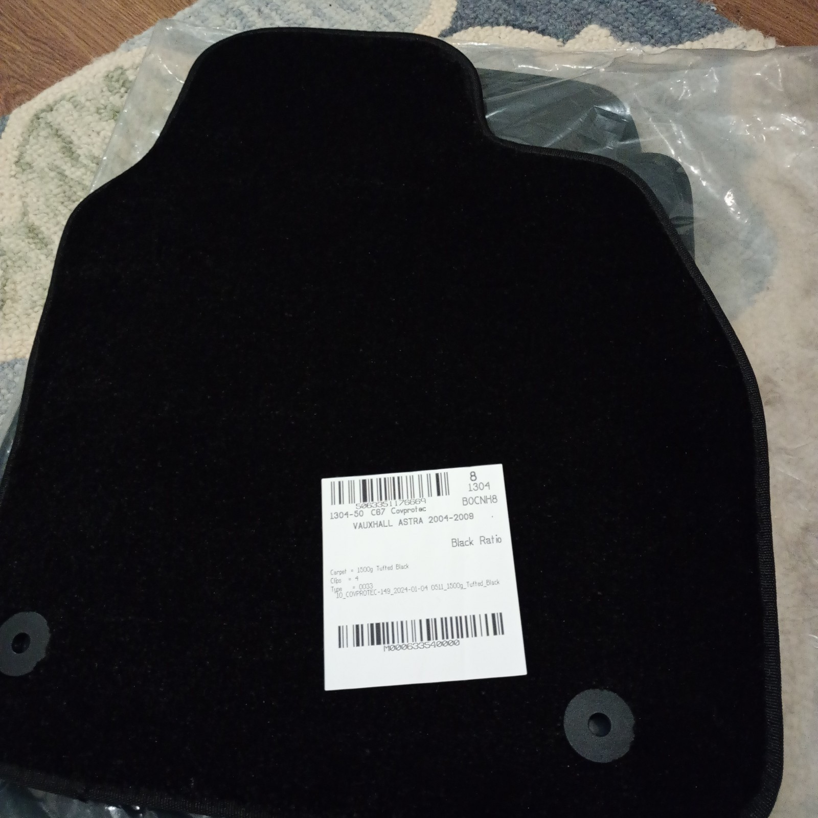 carpet car Vauxhall Astra 2004- 2009 /4pcs