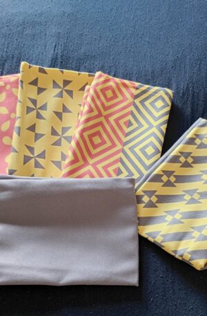 Bonamaison Decorative Cushion Cover Set, Cotton, Multicolor, 45x45 cm - 5pcs