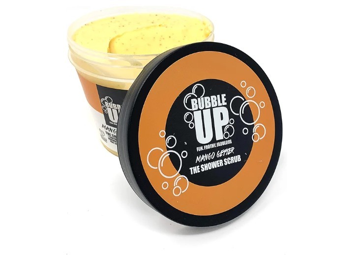 Bubble Up Shower Scrub - Natural Body Scrub, Exfoliates Skin - MANGO GETTER