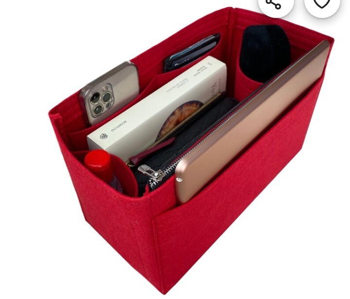 Divitize Organizer fits Small Check Shoulder Bag / Insert for Check Bag /25*20cm - Image 5
