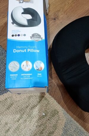 Donut Memory Foam Pillow Orthopedic Pain Relief 5 Stars United