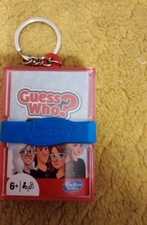 Hasbro GUESS Who? Duo Mini Travel Keychain. Travel Holiday Road Trip Games.