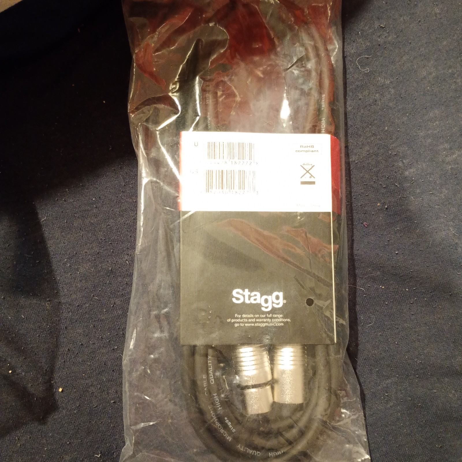 Stagg SMC3 Microphone Cable - 3 Meter (Black) - Image 5