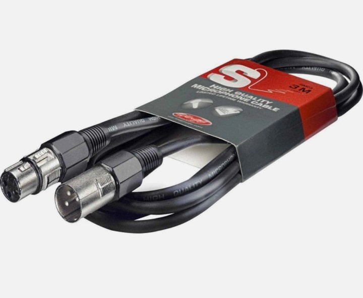 Stagg SMC3 Microphone Cable - 3 Meter (Black)