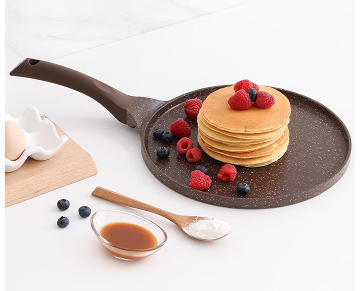 26 cm Pancake Pan with Non-Stick Swiss Granite Coating - Induction Compatible - Image 4