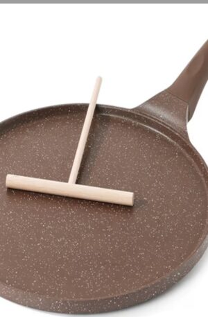 26 cm Pancake Pan with Non-Stick Swiss Granite Coating - Induction Compatible