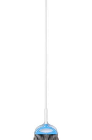 Amazon Basics Dustpan and Broom Combo Set H 159cm, Blue&White