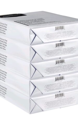 Amazon Basics Multi-Purpose Copy Printer Paper, A4 80 GSM, 2500 Count (Pack of 5
