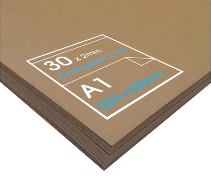 Artway A1 Corrugated Cardboard - 2mm Thick (30 Sheets) - Image 3