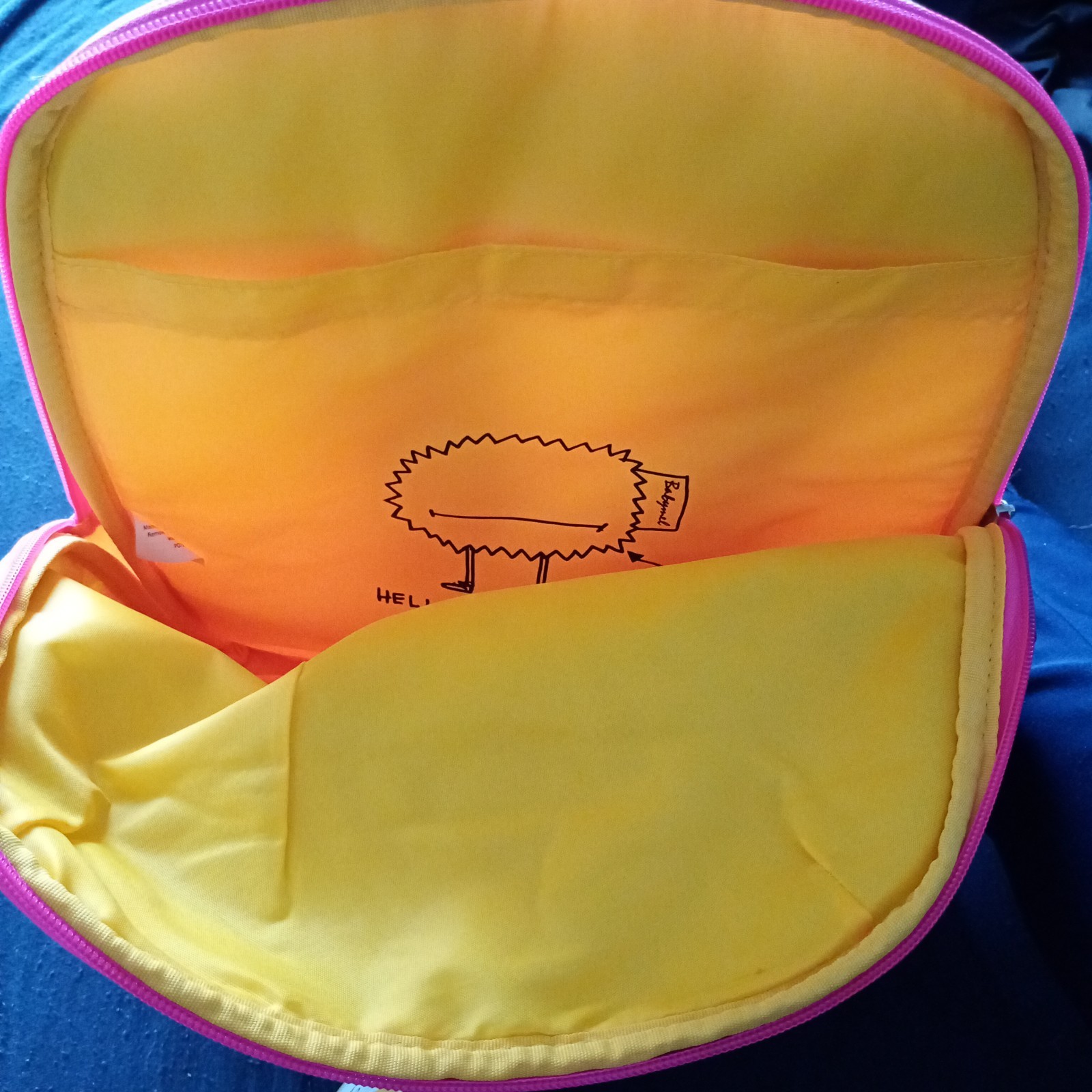 Child's Backpack Kids Babymel Pink Zip & Zoe Dinosaur and Floral Bag Brand New - Image 5
