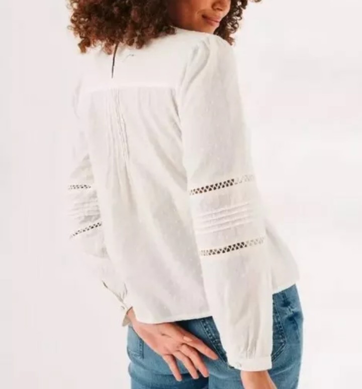 Eliza Blouse Ivory size UK10 - Image 4
