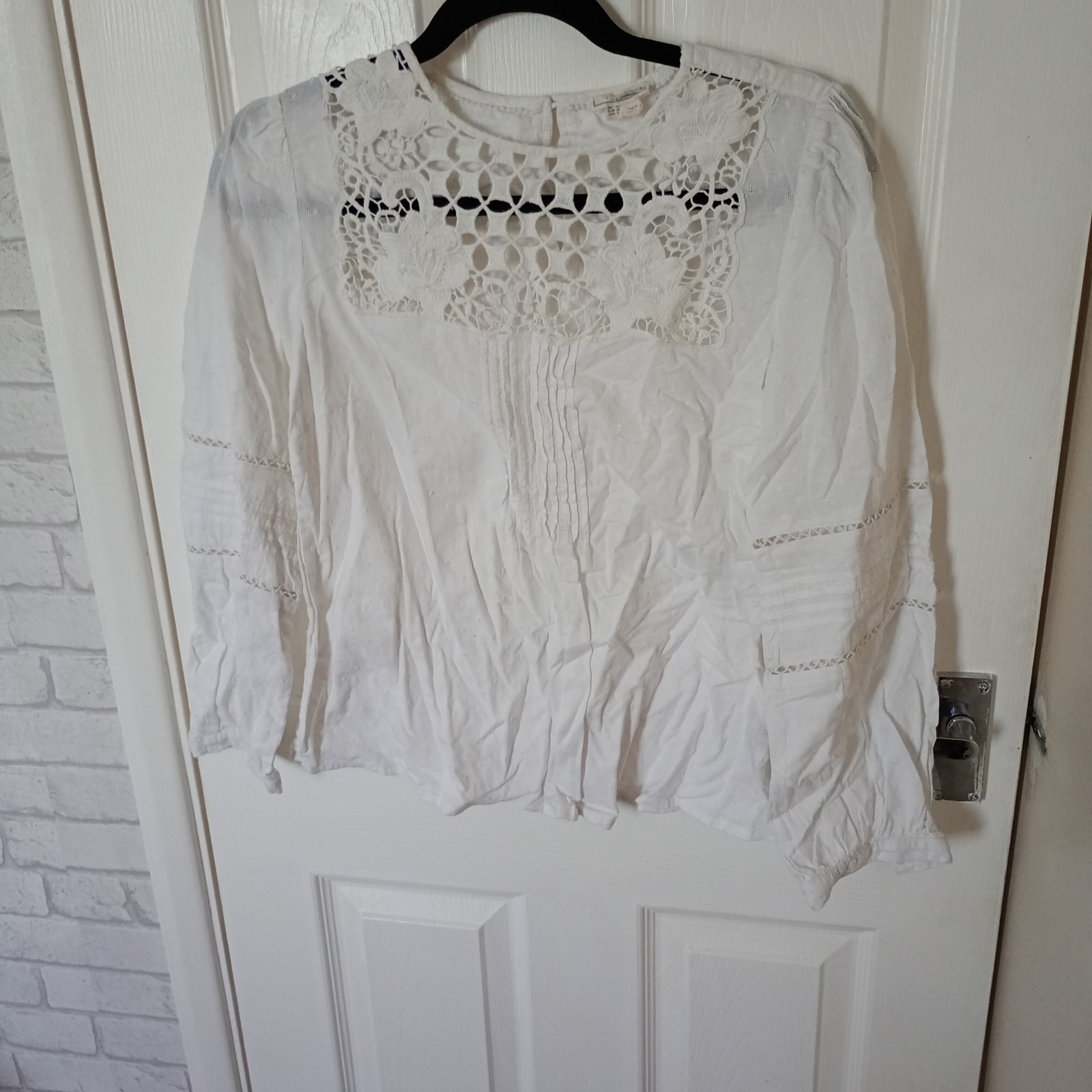 Eliza Blouse Ivory size UK10 - Image 5