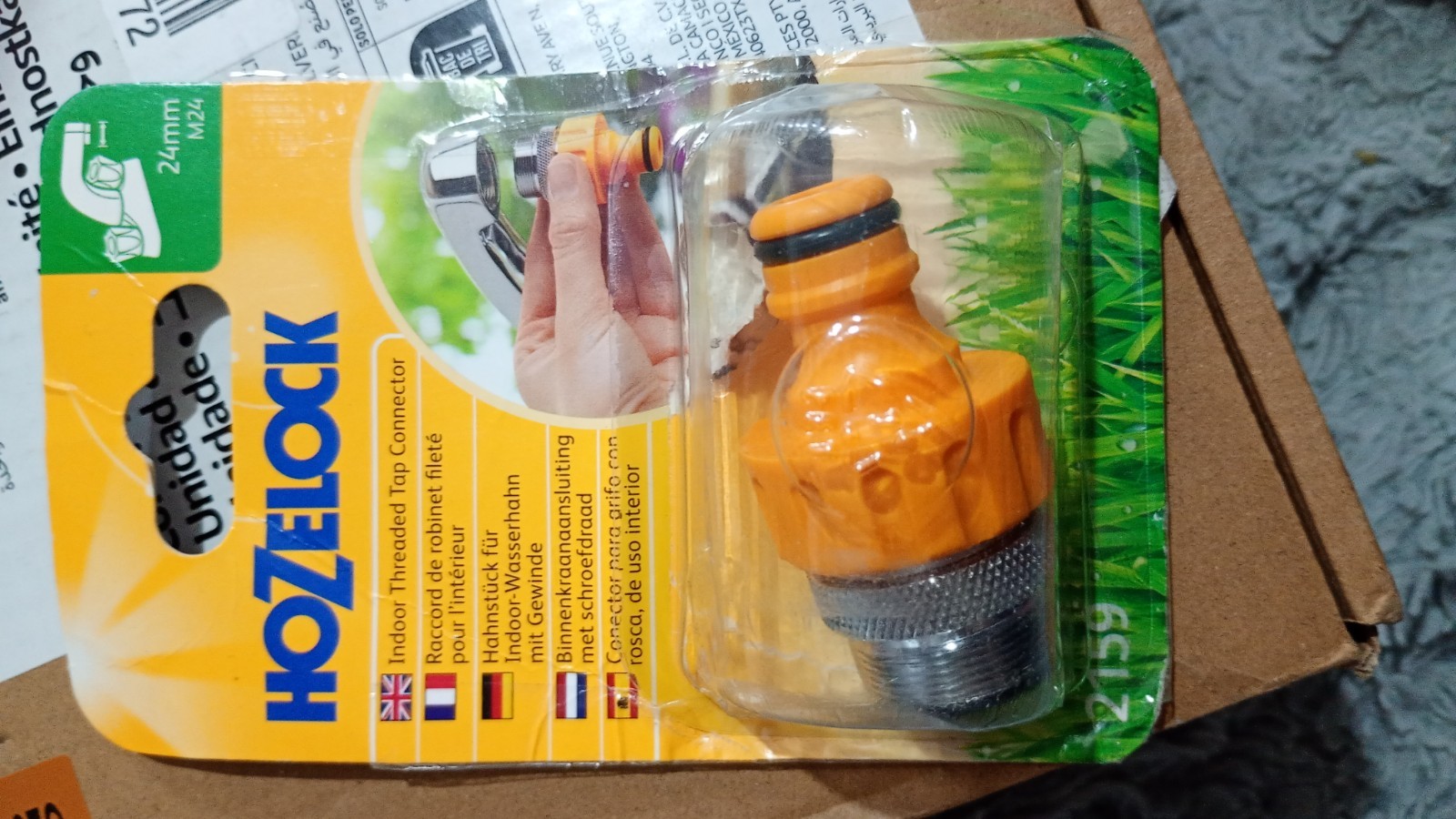 Hozelock Indoor Aerator Tap connector 26.5mm ¾