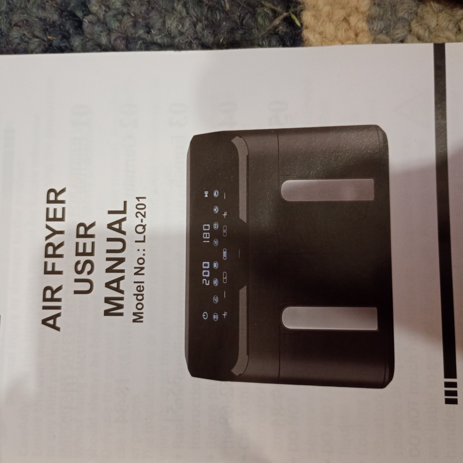 9L Dual Air Fryer with 2 Independent 4.5L Drawers, Left Drawer Not Working - Image 4