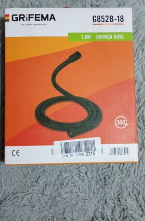 GRIFEMA Black Shower Hose 1.8m G851B-18