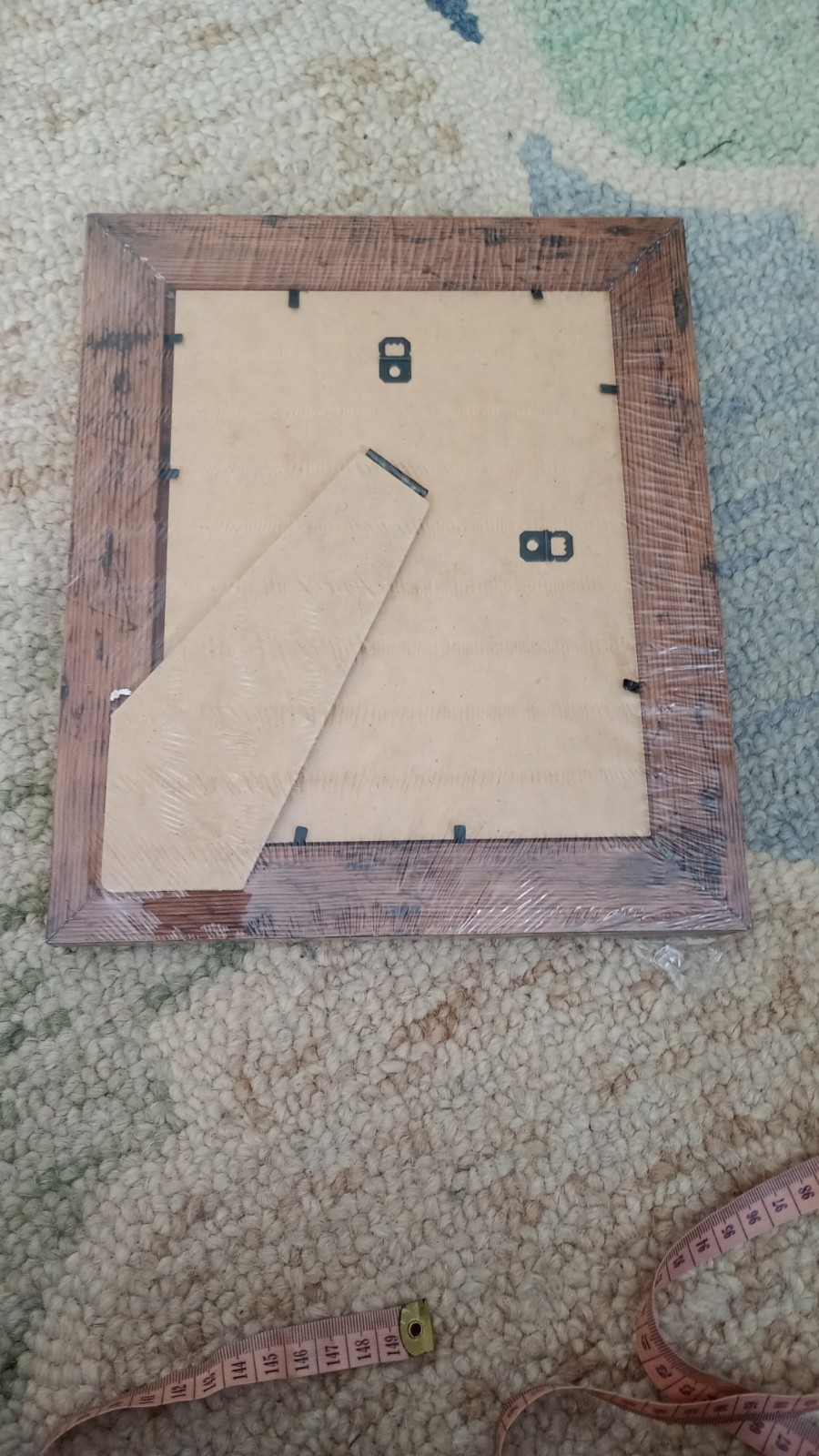 Metro Oak Photo Picture Frame with Ivory Mount Plastic Glass 30x24" Pi 24"x16" - Image 3