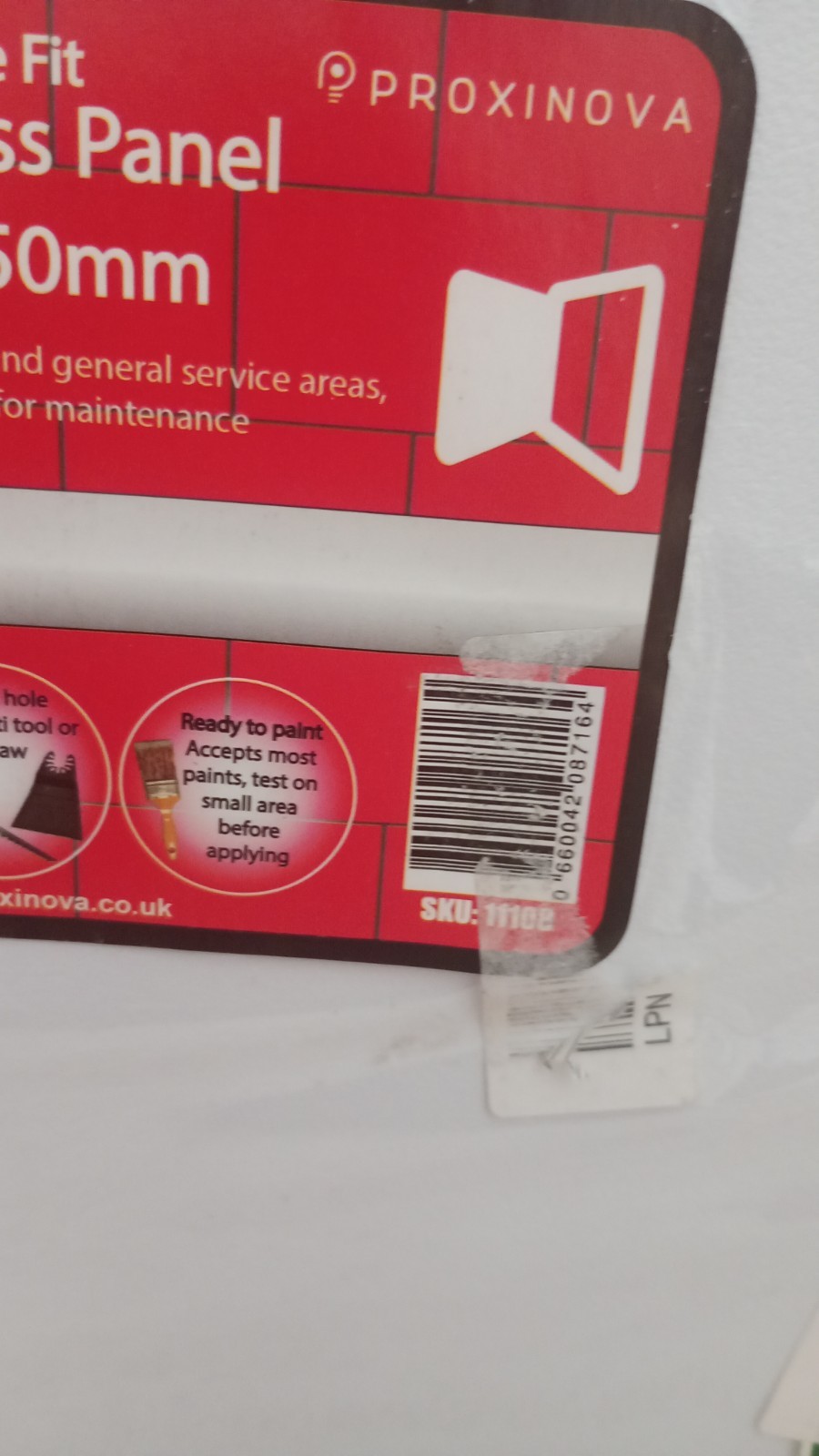 Proxinova Paintable Access Panel 350x350 mm, High-Grade ABS Plastic Panels - Image 4