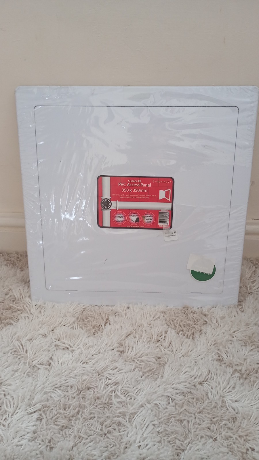 Proxinova Paintable Access Panel 350x350 mm, High-Grade ABS Plastic Panels